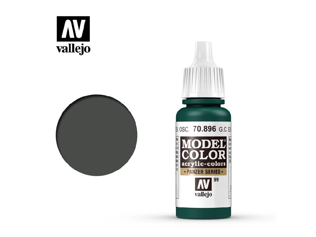 Akrylová barva Vallejo Model Color 70896 Ger,Cam,Extra Dark Green (17ml)