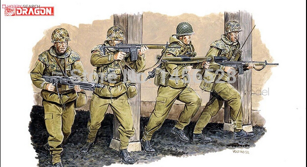 Model Kit figurky 3021 - GERMAN PARATROOPERS (1:35)