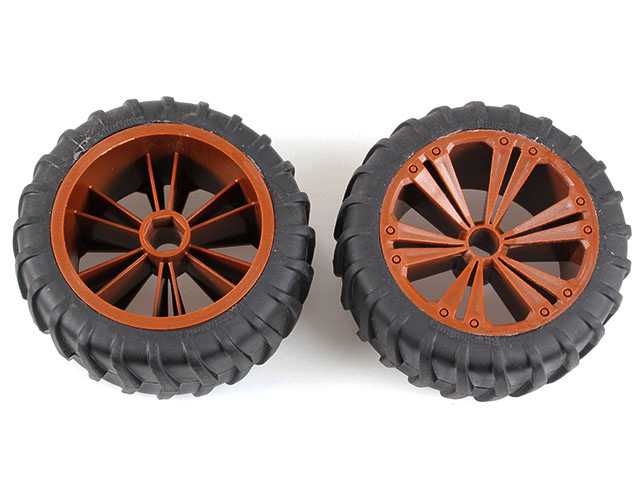 REVELL - REVELLUTIONS (47035) - Set 2x Wheel for Monster, bronze metallic