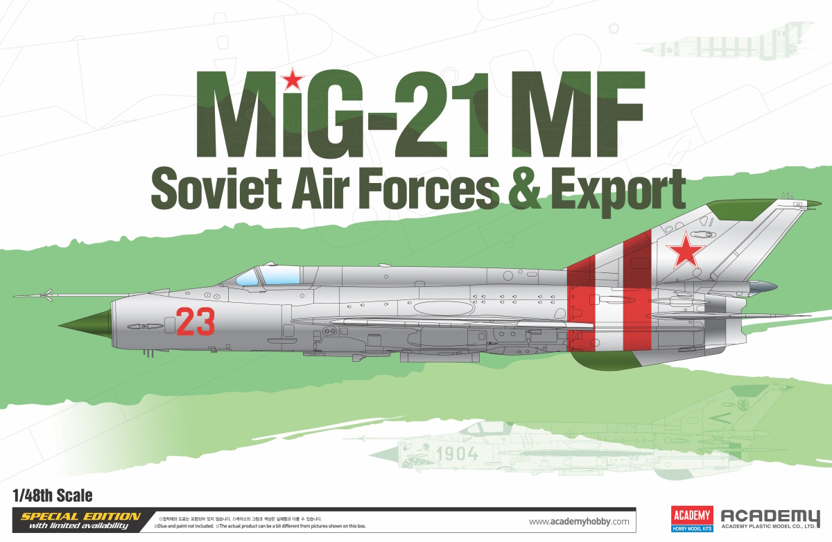 Model Kit letadlo 12311 - Mig-21 MF "Soviet Air Force & Export" LE: (1:48)