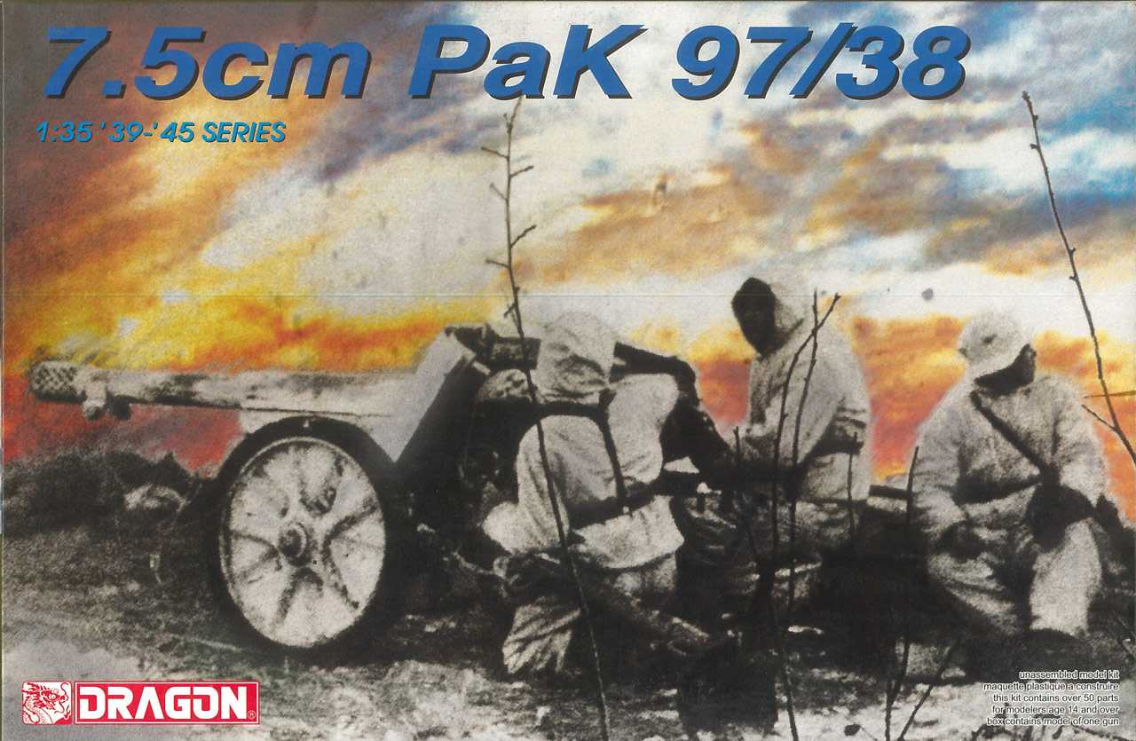 Model Kit military 6123 - 7.5cm PaK 97/38 (1:35)