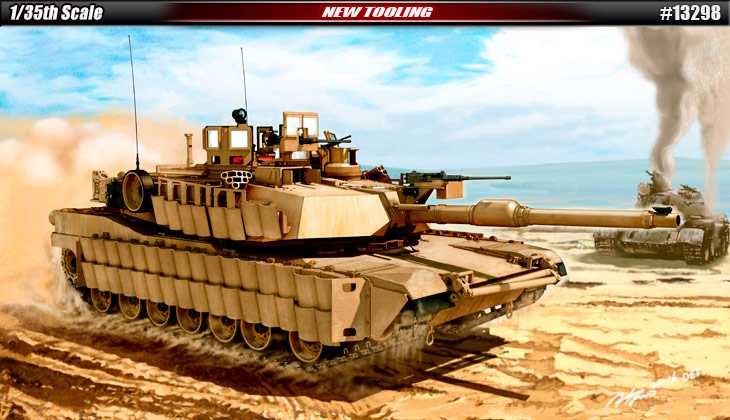 Model Kit tank 13298 - U.S. Army M1A2 TUSK II (1:35)