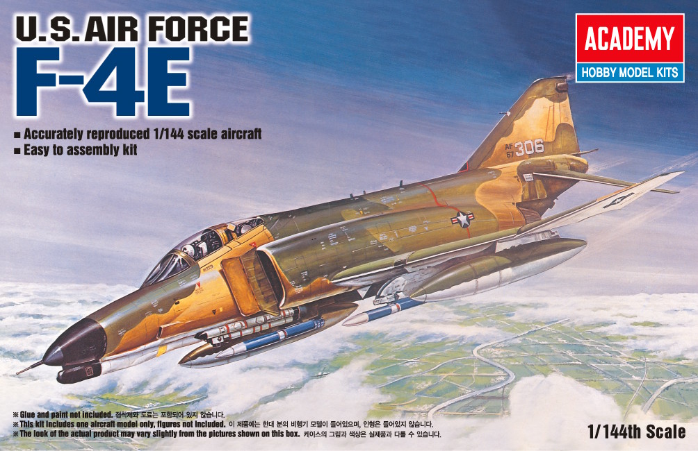 Model Kit letadlo 12605 - F-4E (1:144)