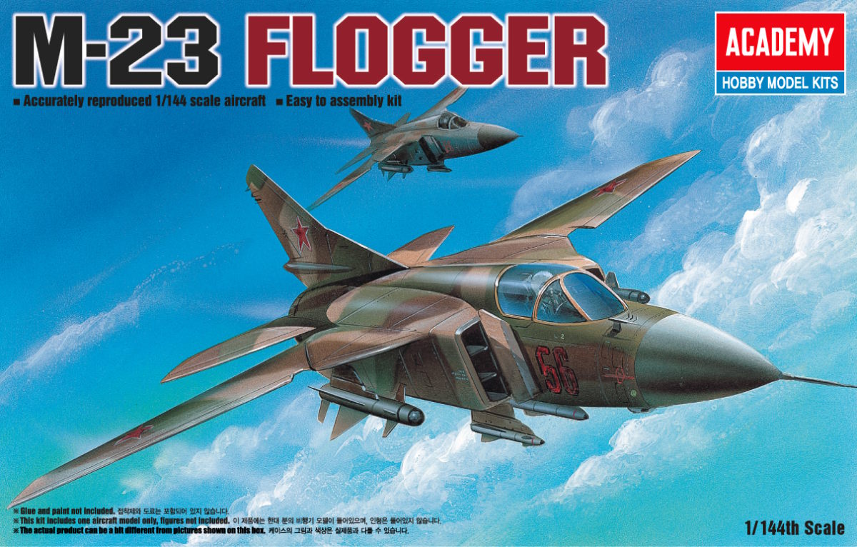 Model Kit letadlo 12614 - M-23 FLOGGER (1:144)