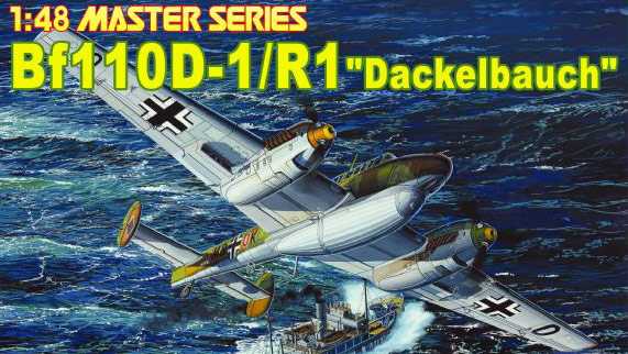 Model Kit letadlo 5556 - Bf110-D1/R1 "DACKELBAUCH" (1:48)