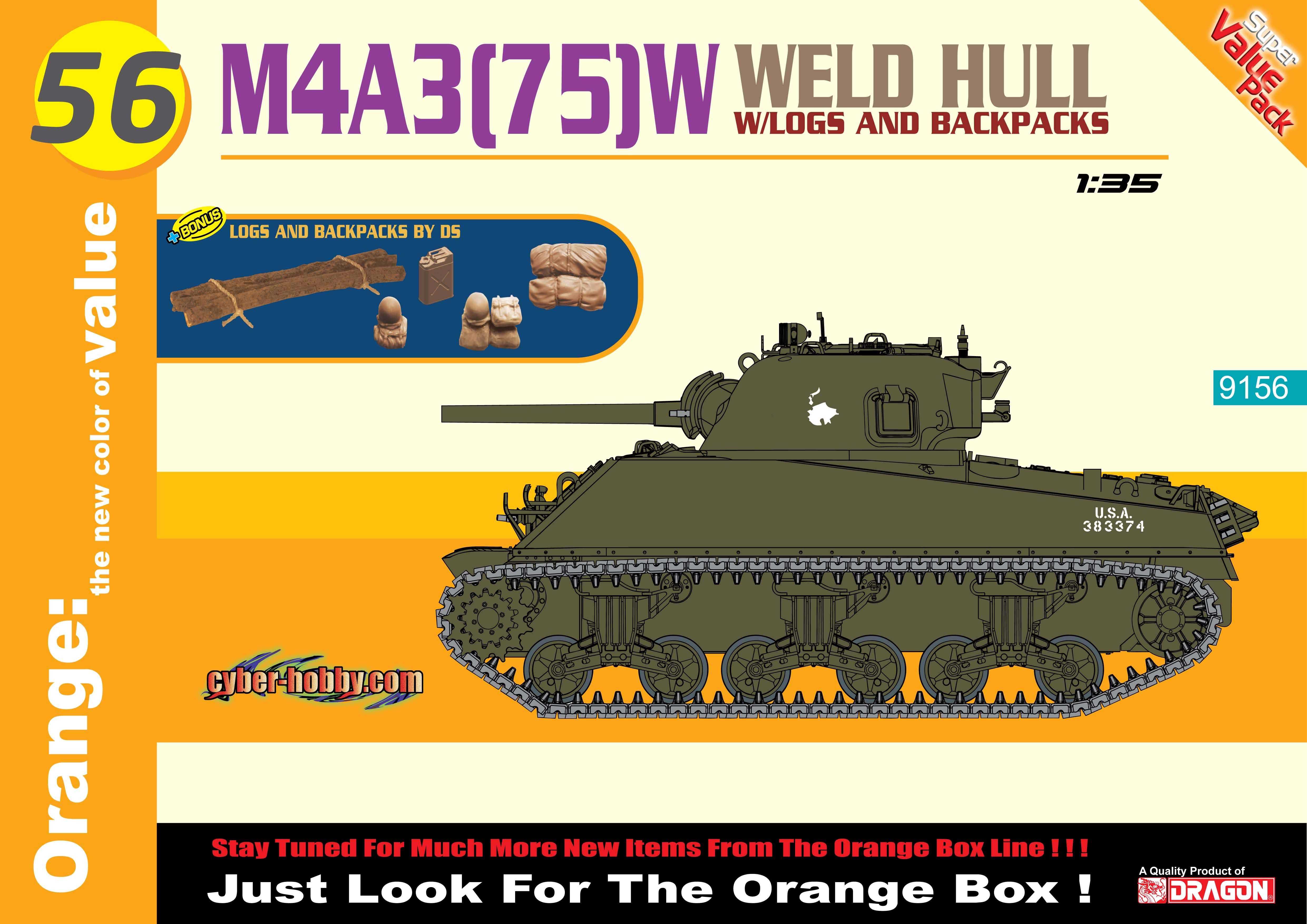 Modelkit tank 9156 - M4A3(75)W Welded Hull (1:35)