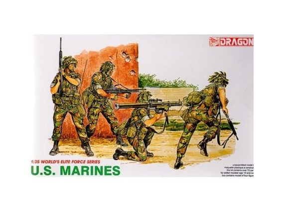 Model Kit figurky 3007 - U.S. MARINES (1:35)