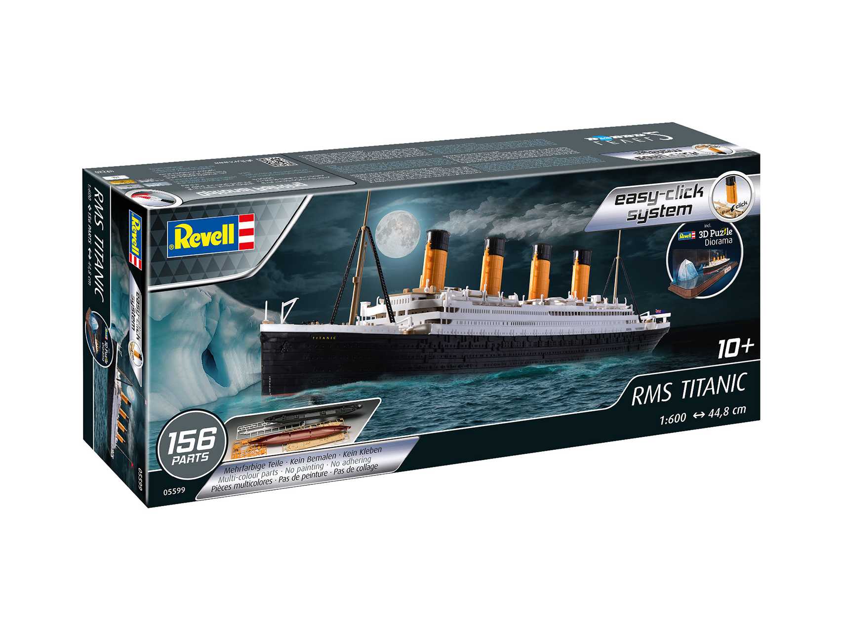 EasyClick diorama 05599 - RMS Titanic + 3D Puzzle (Iceberg) (1:600)