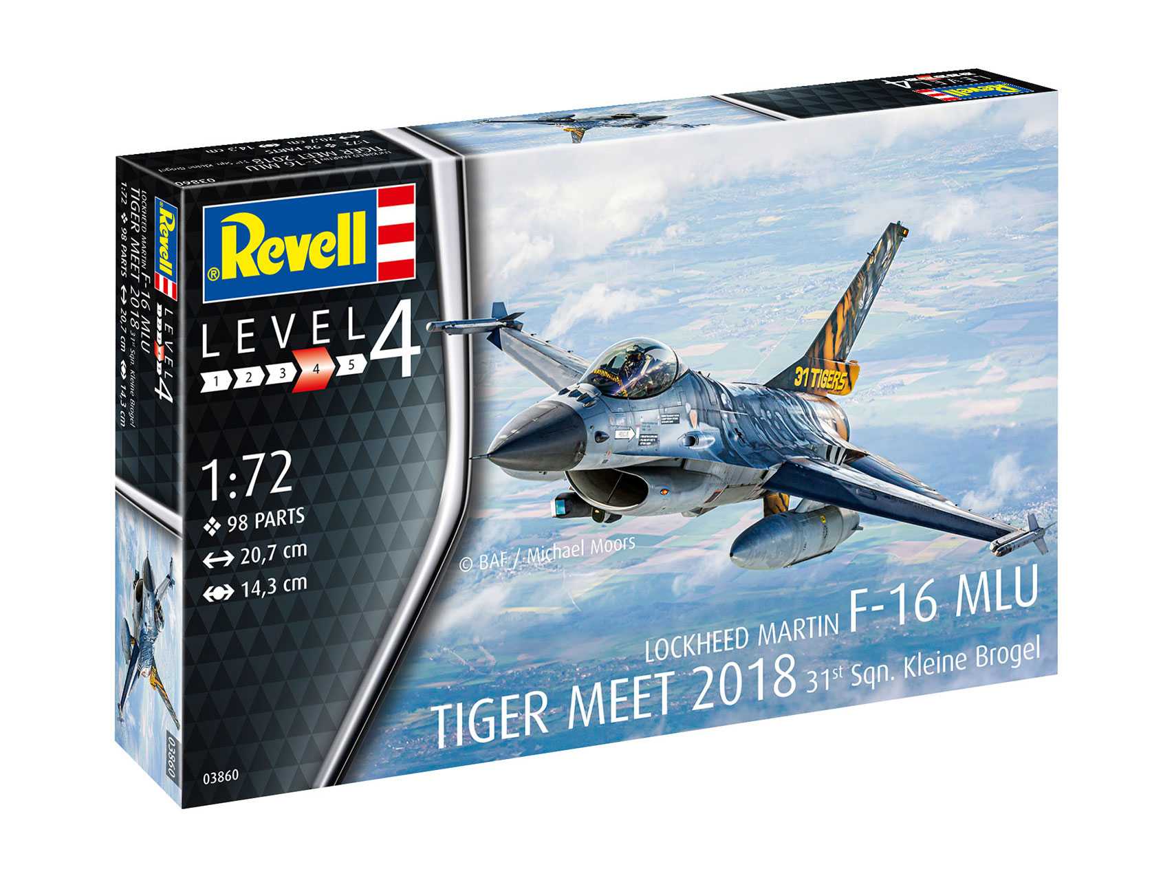 ModelSet letadlo 63860 - F-16 Mlu 31 Sqn. Kleine Brogel (1:72)