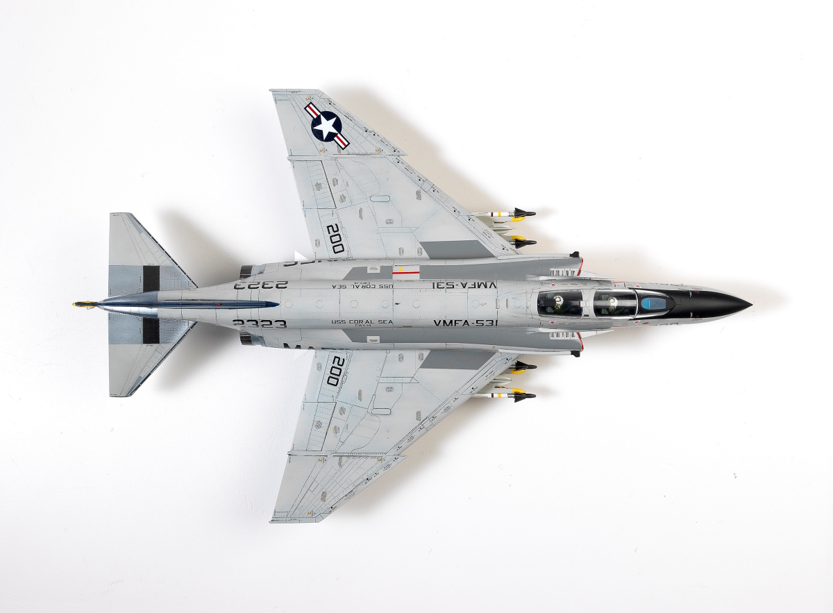 Model Kit letadlo 12315 - USMC F-4B/N VMFA-531 "GRAY GHOSTS" (1:48)