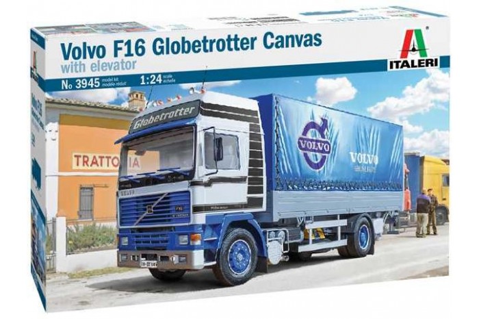 Model Kit truck 3945 - VOLVO F16 Globetrotter Canvas (1:24)