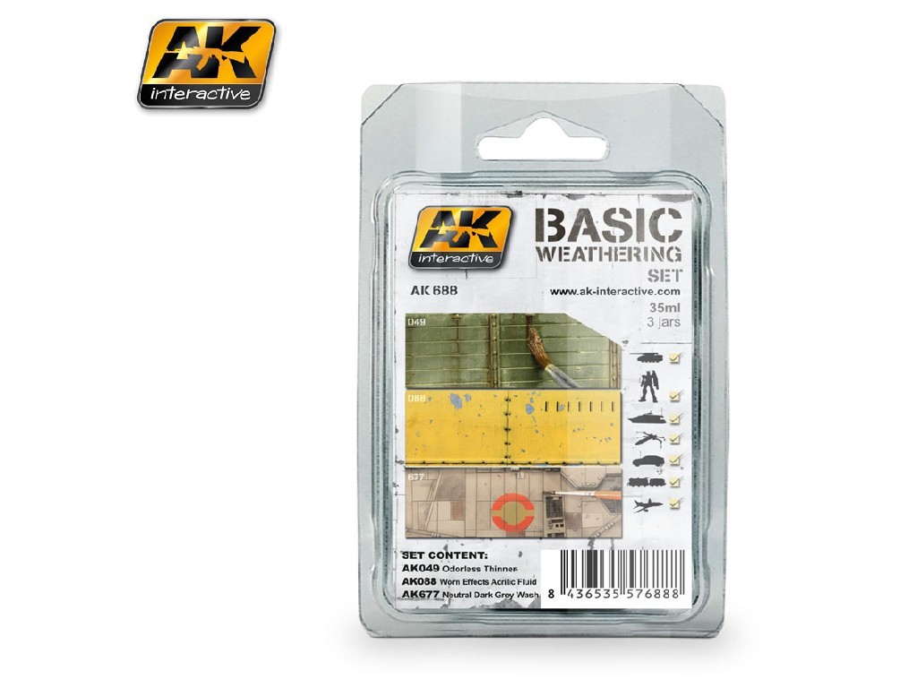 AK Interactive - Basic Weathering Set