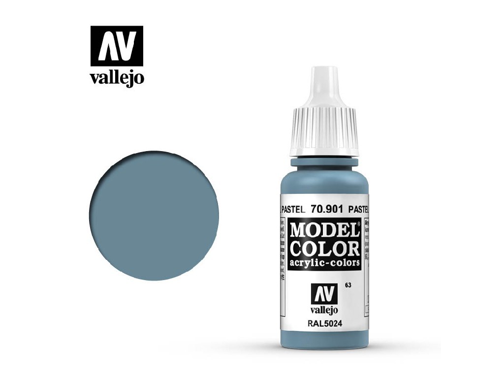 Akrylová barva Vallejo Model Color 70901 Pastel Blue (17ml)