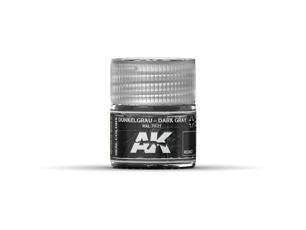 AK Interactive - Dunkelgrau-Dark Gray RAL 7021 10ml