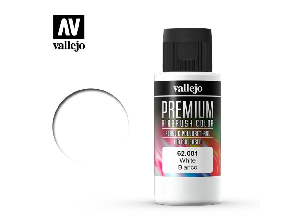 Vallejo PREMIUM Color 62001 White (60ml)