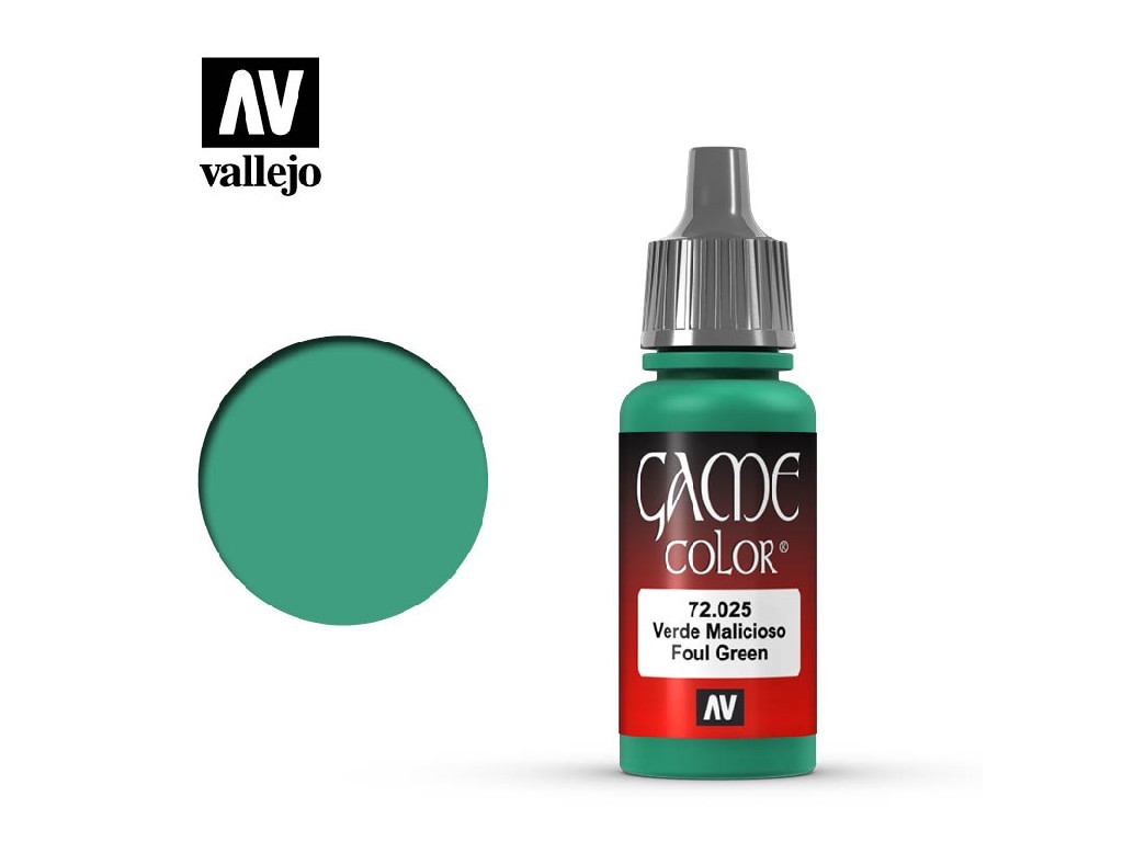 Vallejo Game Color 72025 Foul Green (17ml)