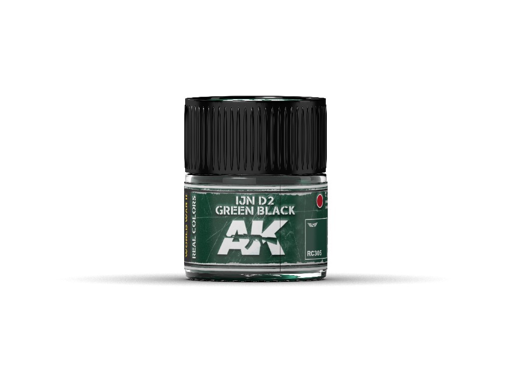 AK Real Colors - IJN D2 Green Black 10 ml.