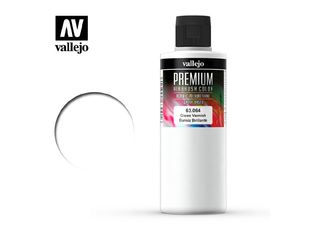 Vallejo PREMIUM Color 63064 Gloss Varnish (200ml)