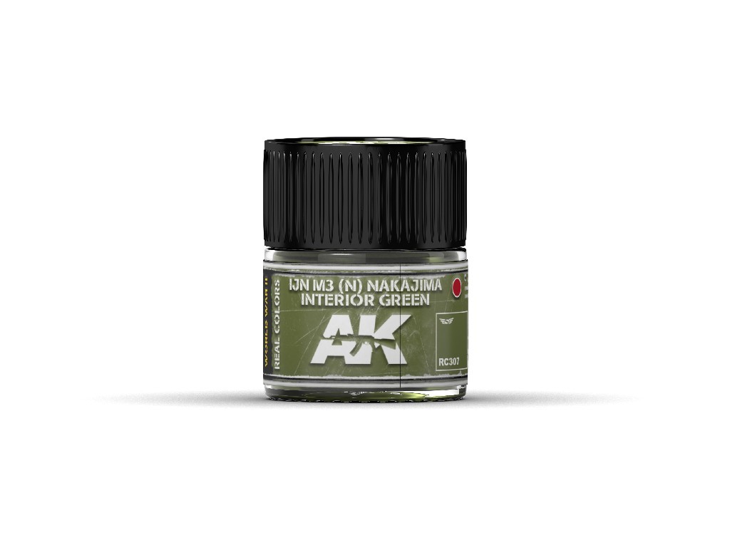 AK Real Colors - IJN M3 (N) Nakajima Interior Green 10 ml.