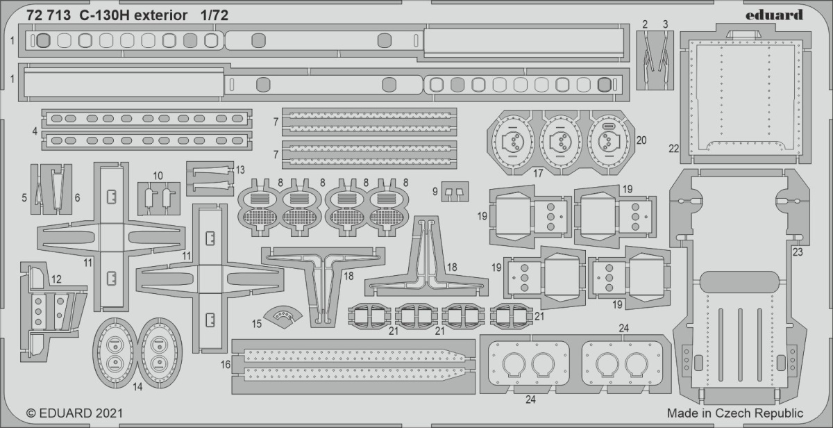 1/72 C-130H exterior for ZVEZDA kit