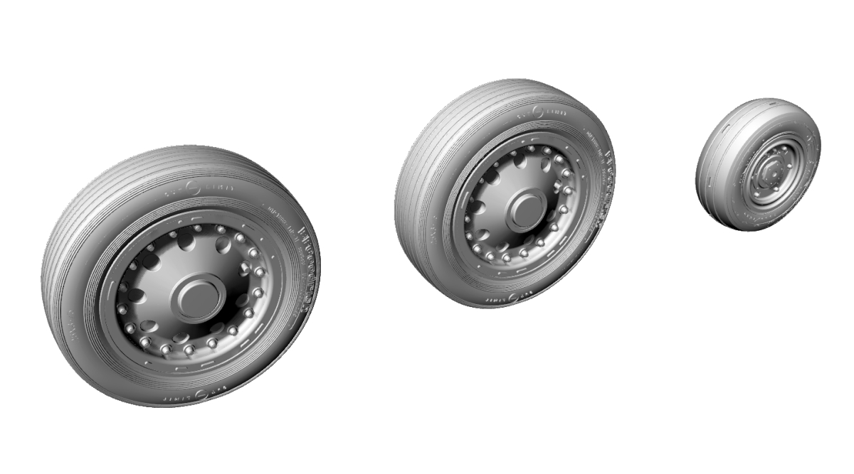 1/48 F-104C Wheels