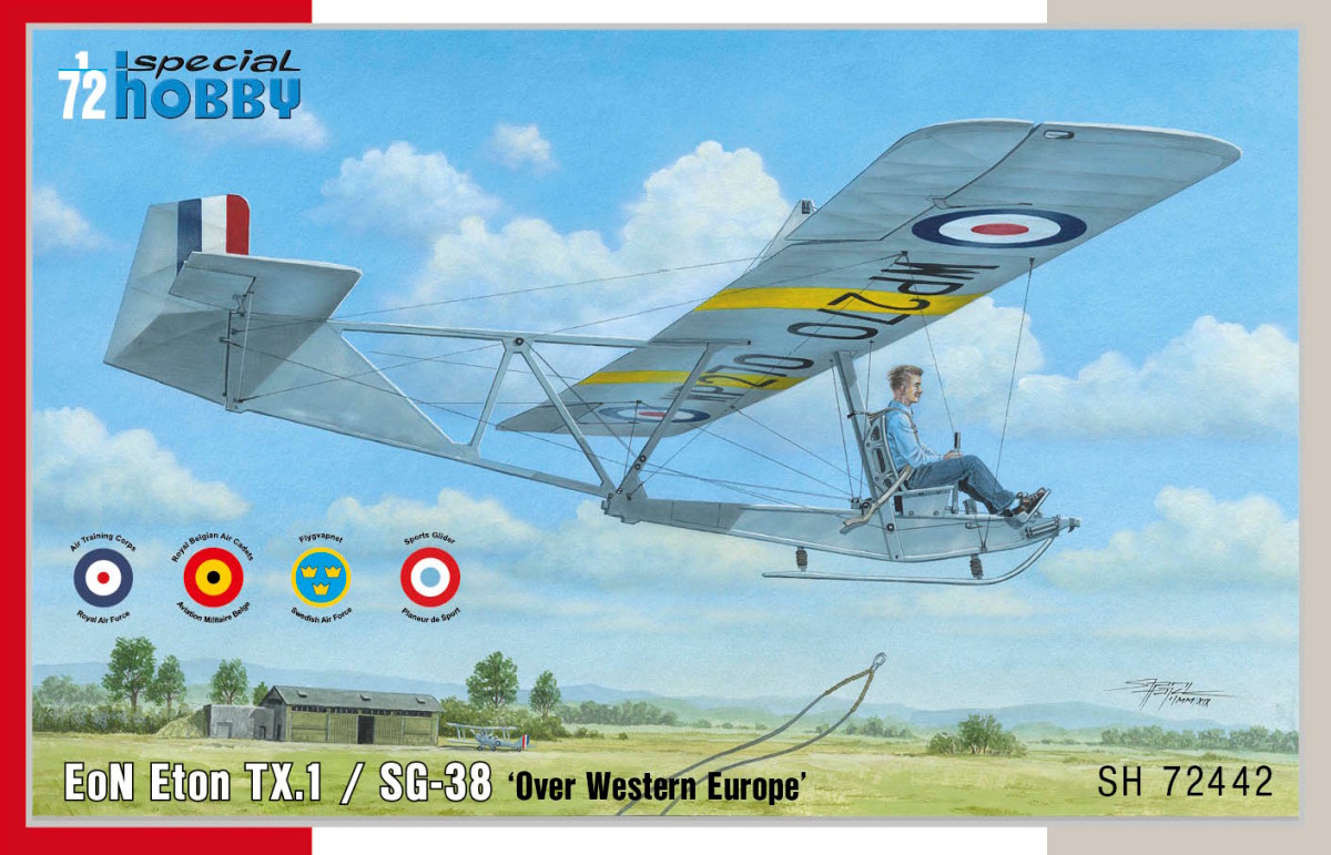 Plastikový model letadla 1/72 EoN Eton TX.1 / SG-38 ‘Over Western Europe’ 