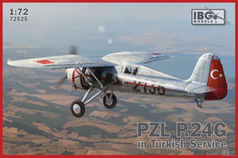 1/72 PZL P.24G in Turkish Service