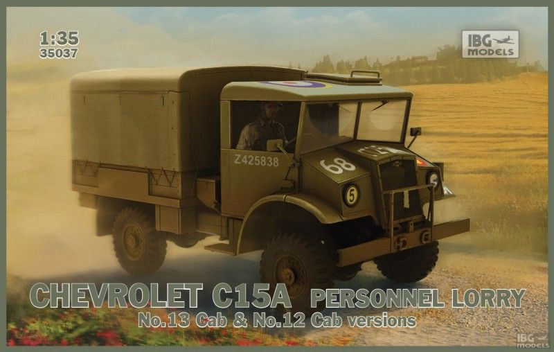 1/35 Chevrolet C15A  No.12/13 Cab Personnel Lorry