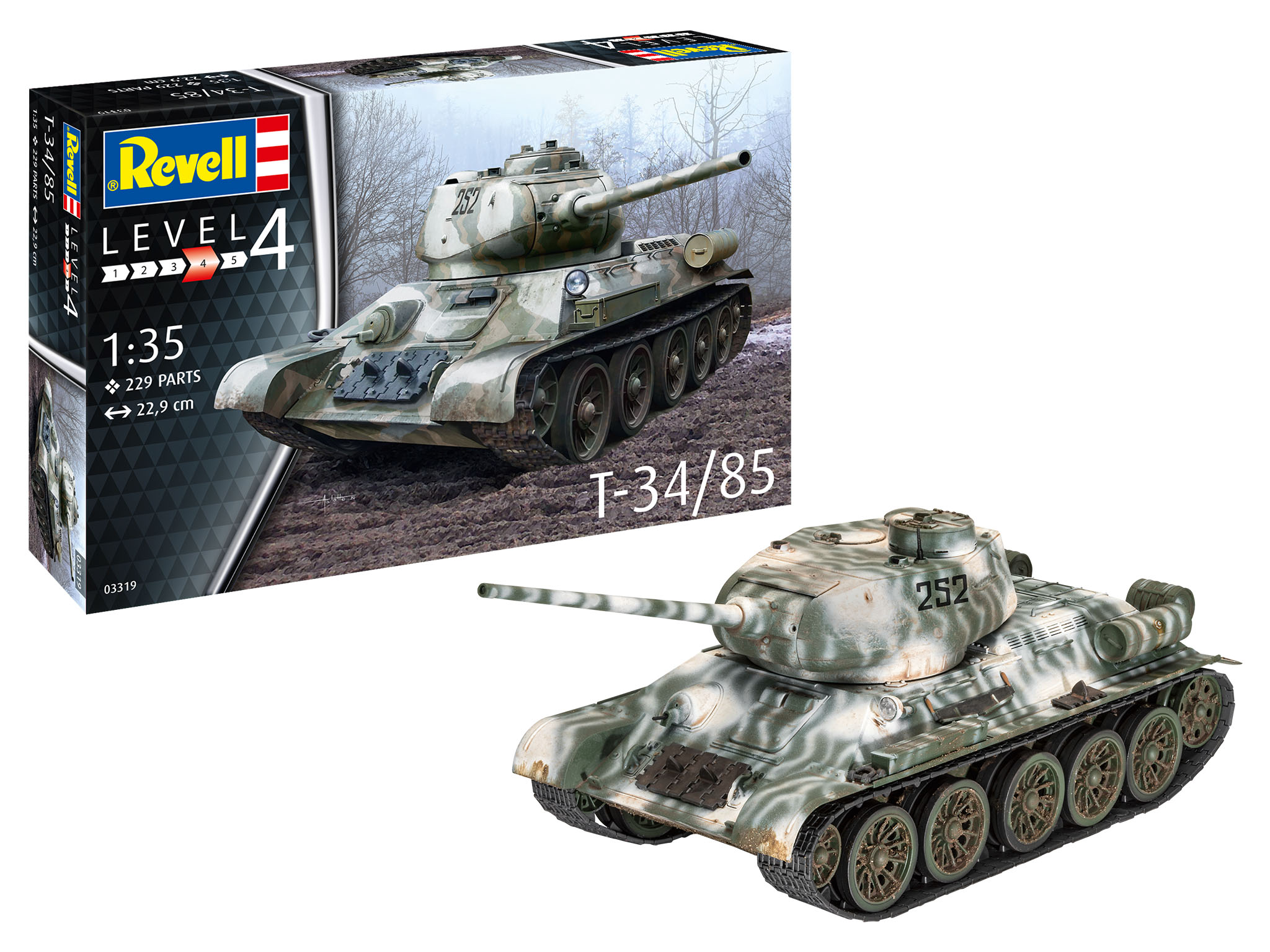 1/35 T34/85 (003319) Revell