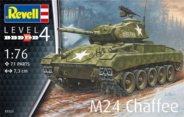 Plastic ModelKit tank 03323 - M24 Chaffee (1:76)