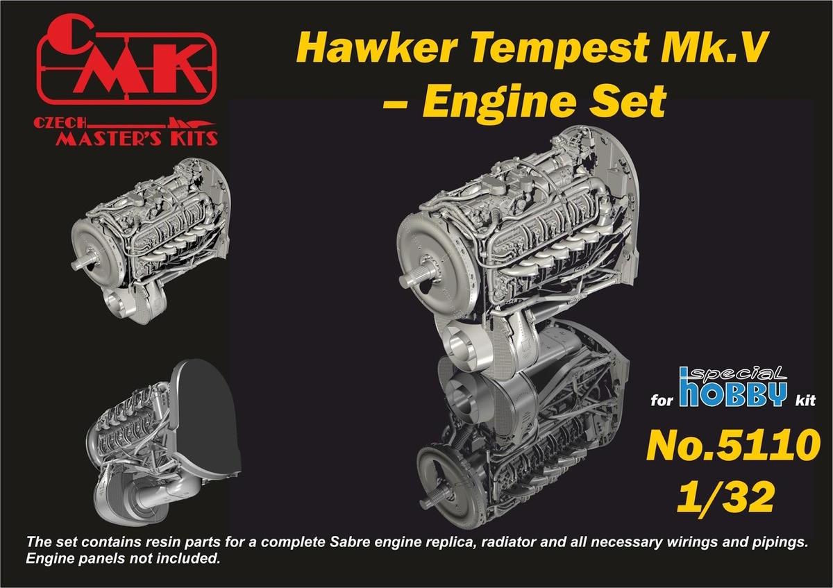 1/32 Tempest – Engine Set for Special Hobby kit