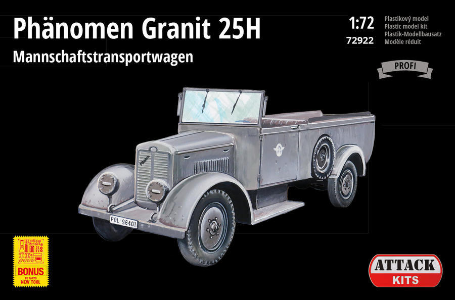 1/72 Phänomen Granit 25H Mannschaftstransportwagen (PE parts) NEW TOOL