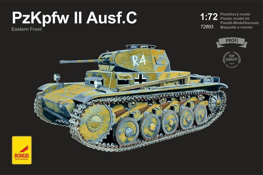 1/72 PzKpfw II Ausf. C Eastern Front (with 2 metal gun barrels)