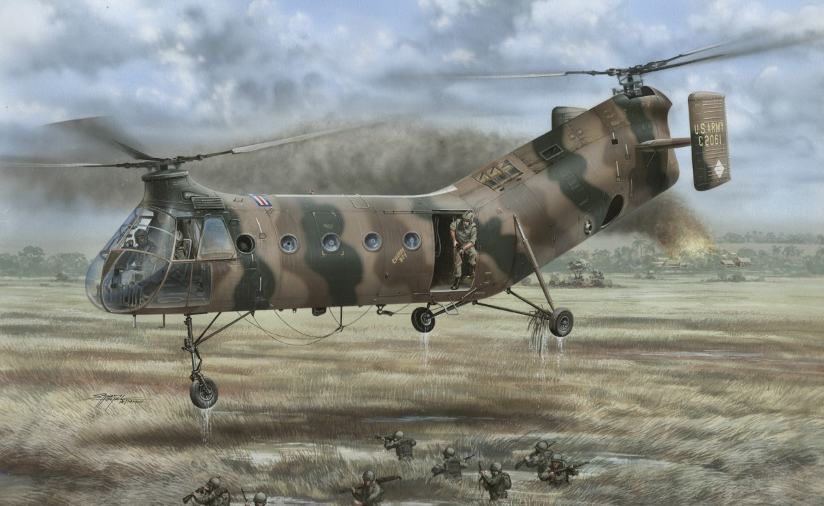 1/48 H-21 Shawnee Flying Banana over Vietnam