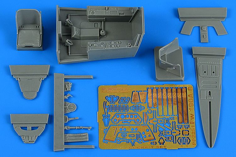 1/32 Fw 190A-8 cockpit set for REVELL kit