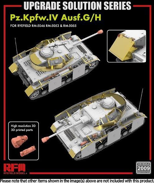 1/35 Upgrade set for 5053 & 5055 Pz.IV Ausf.G/H - RFM