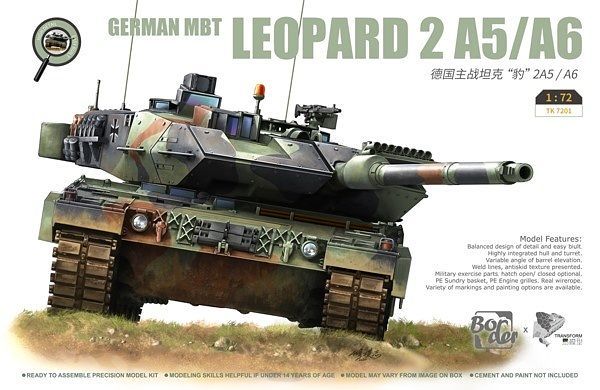 1/72 German MBT Leopard 2A5/A6 - Border Model