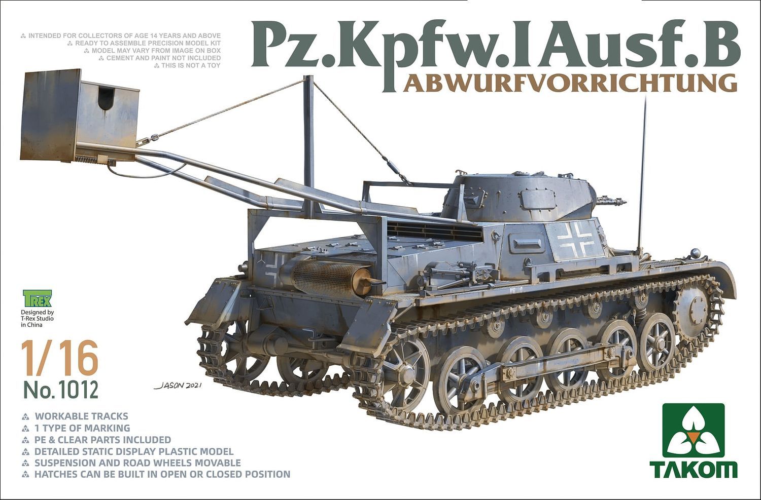 1/16 Pz.Kpfw. I Ausf.B Abwurfvorrichtung - Takom