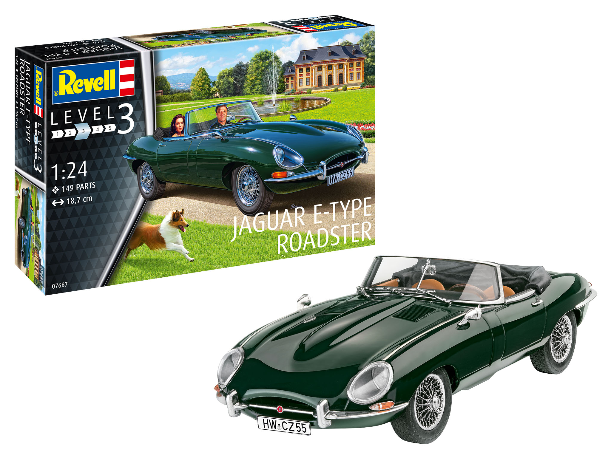 1/24 Jaguar E-Type Roadster - Revell