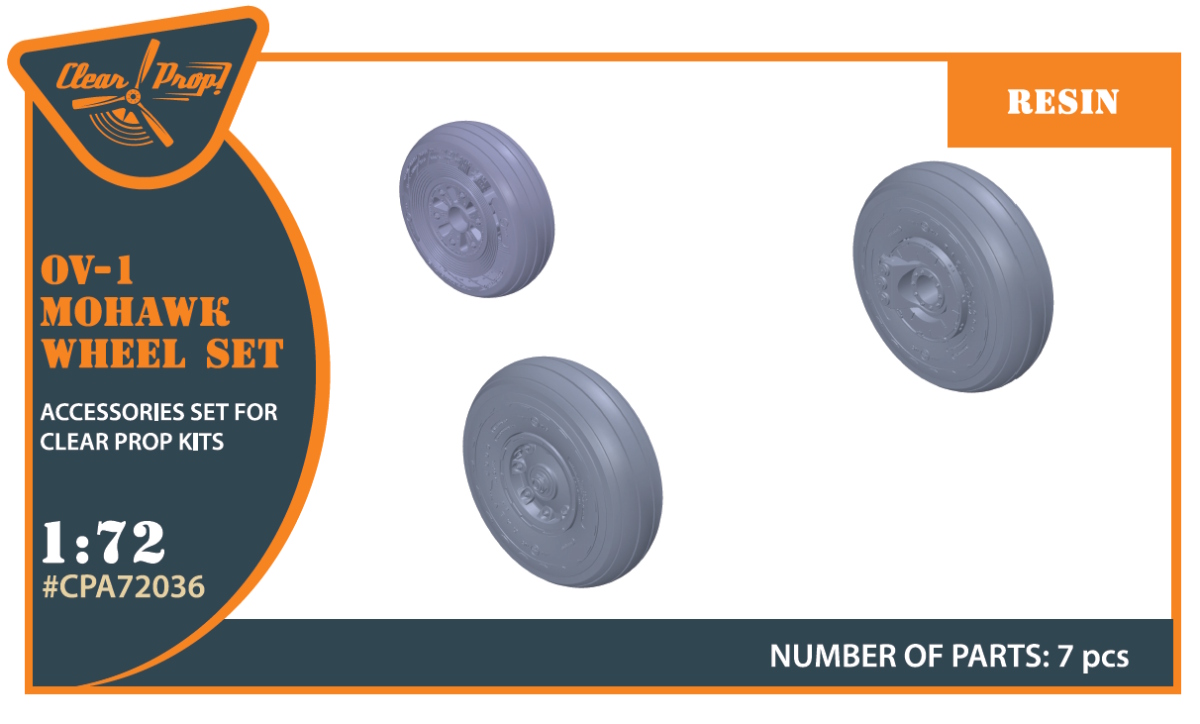 1/72 OV-1 A/B/C/D Mohawk  wheels set