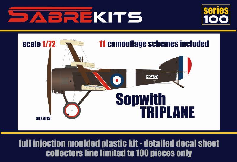 1/72 Sopwith Triplane Super decal set (11 variants) - Sabre Kits