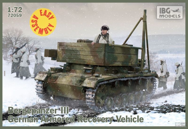 1/72 Bergepanzer III (EASY ASSEMBLY KIT)  