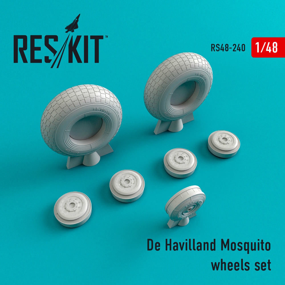 1/48 De Havilland Mosquito wheels set