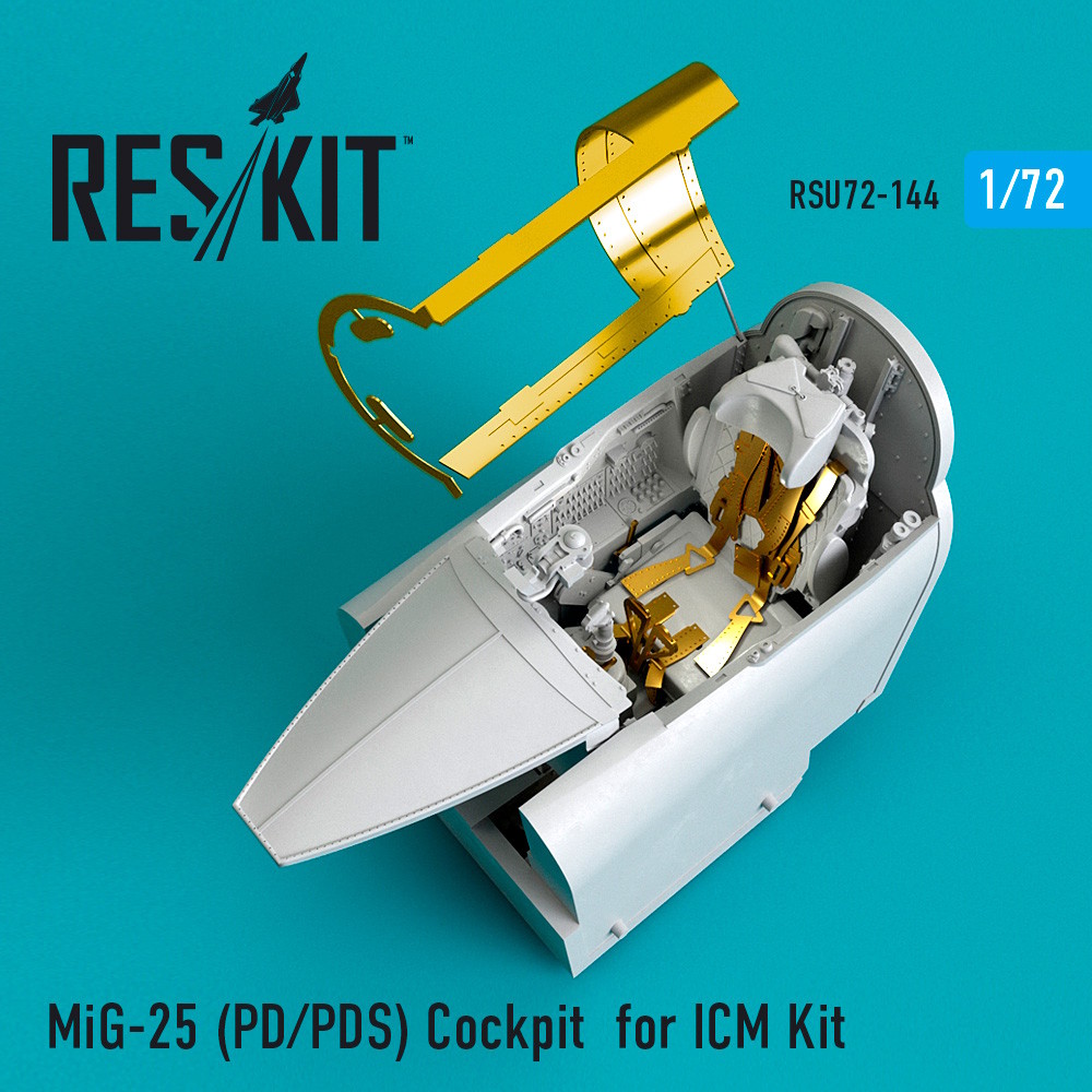 1/72 MiG-25 (PD/PDS) Cockpit for ICM Kit