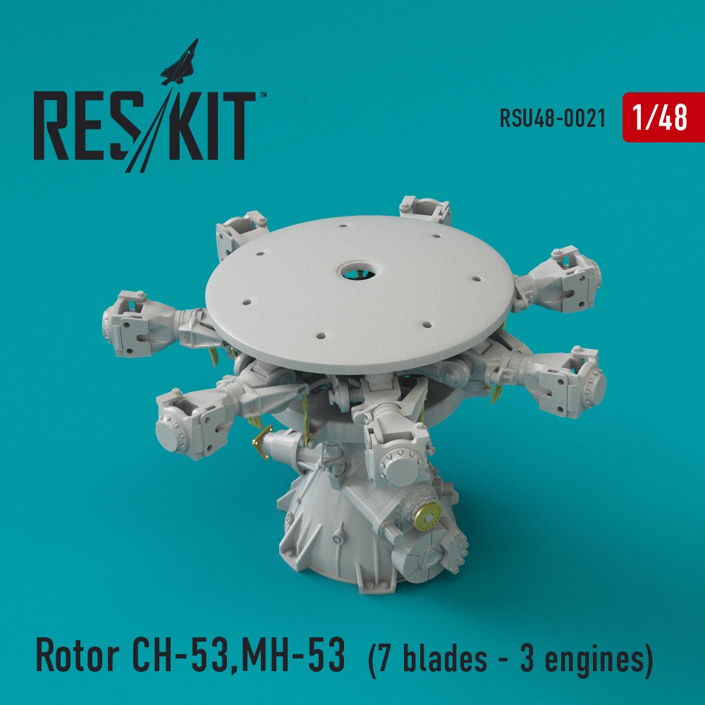 1/48 Rotor CH-53 Super Stallion, MH-53E Sea dragon (7 blades - 3 engines)