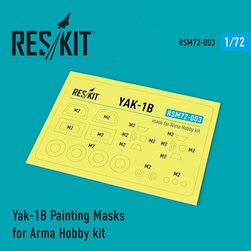 1/72 Yak-1B Painting Masks for Arma Hobby kit