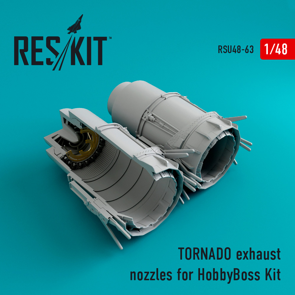 1/48 TORNADO exhaust nozzles for HobbyBoss Kit