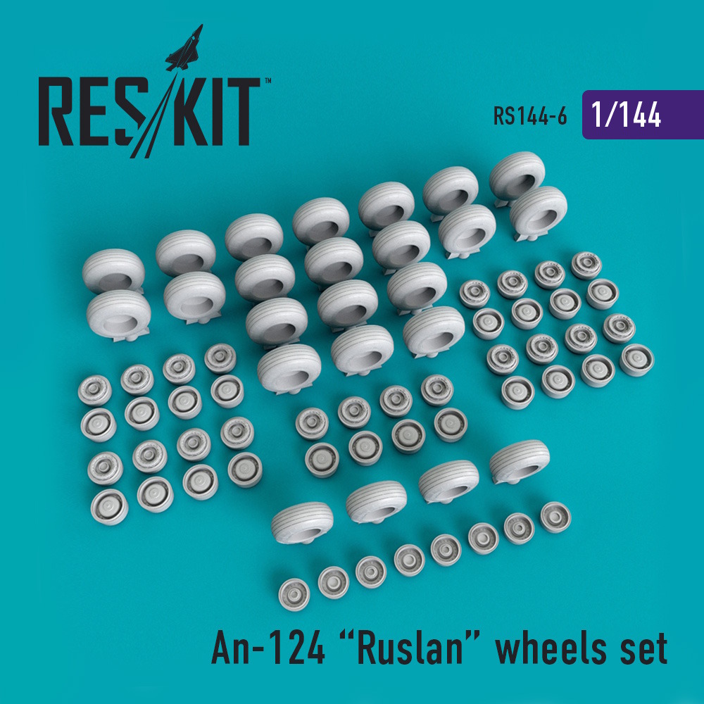 1/144 An-124 Ruslan wheels set