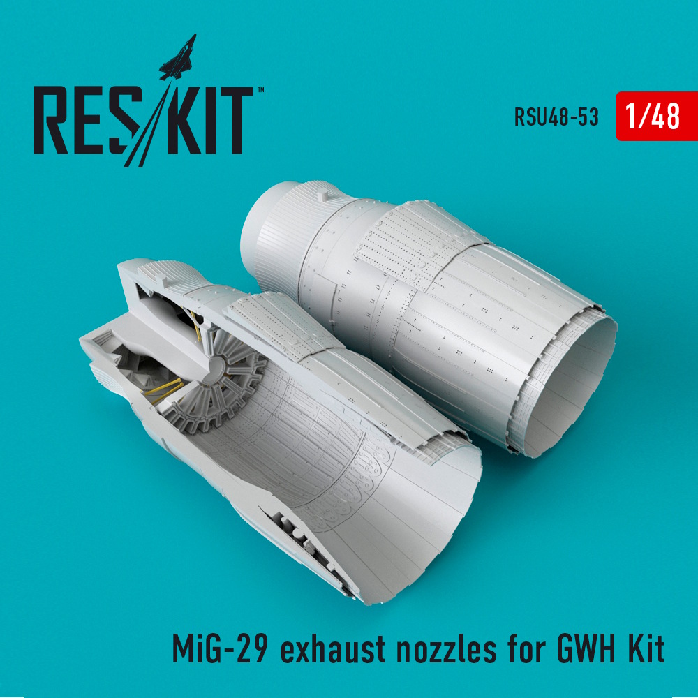 1/48 MiG-29 exhaust nozzles for GWH Kit