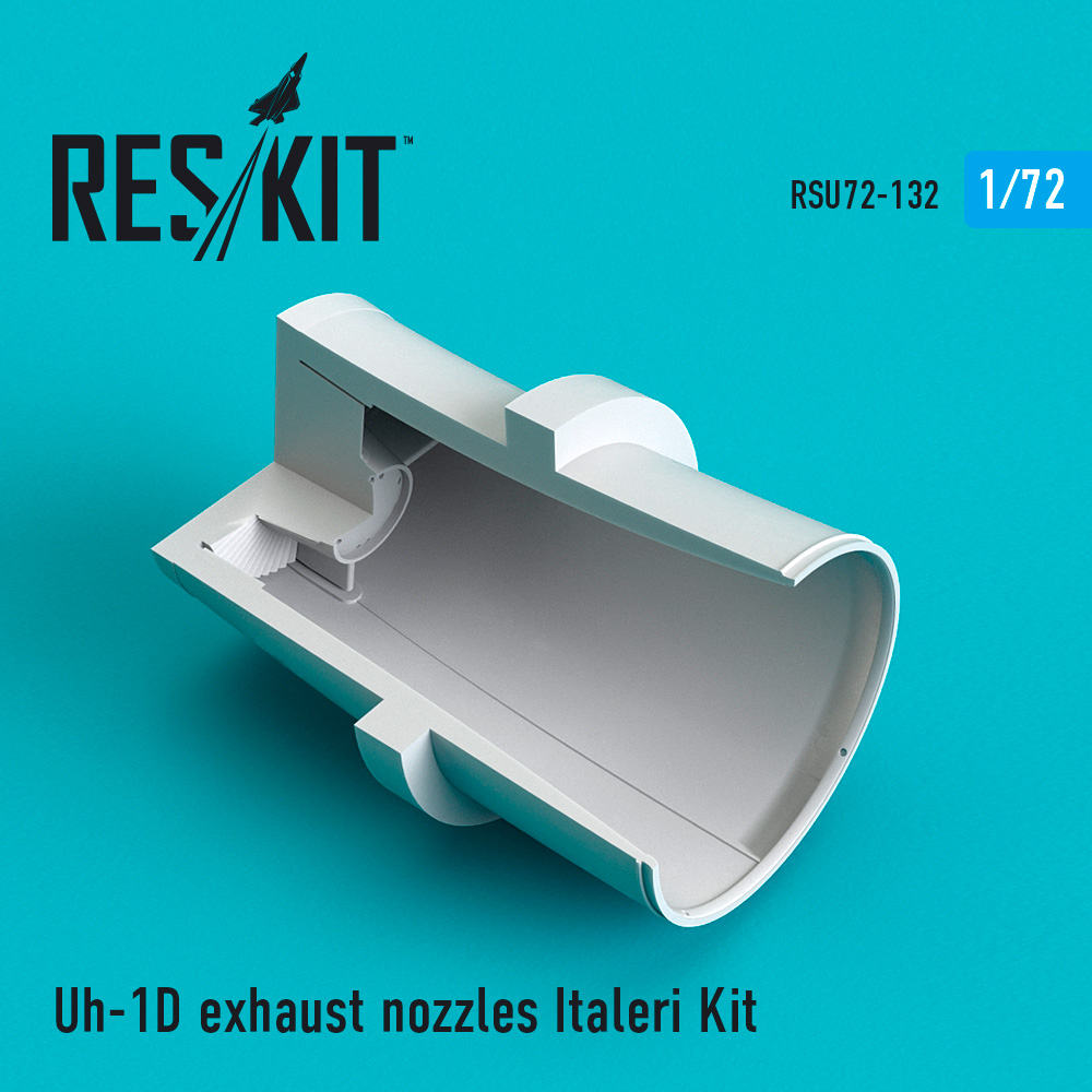 1/72 Uh-1D exhaust nozzles Italeri Kit